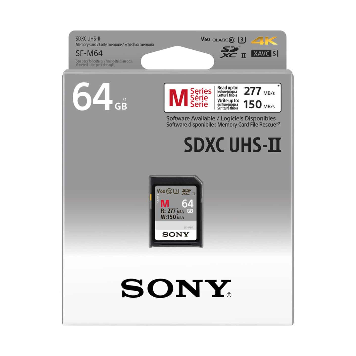 Sony SF-M SDXC UHS-II : 64GB