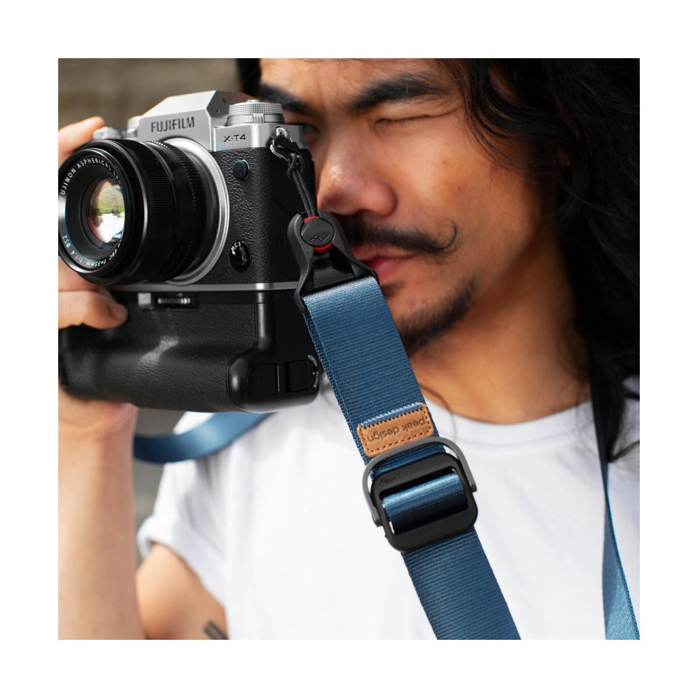 Peak Design Slide Lite Kameragurt schwarz 145 cm Länge 3,2 cm Breite