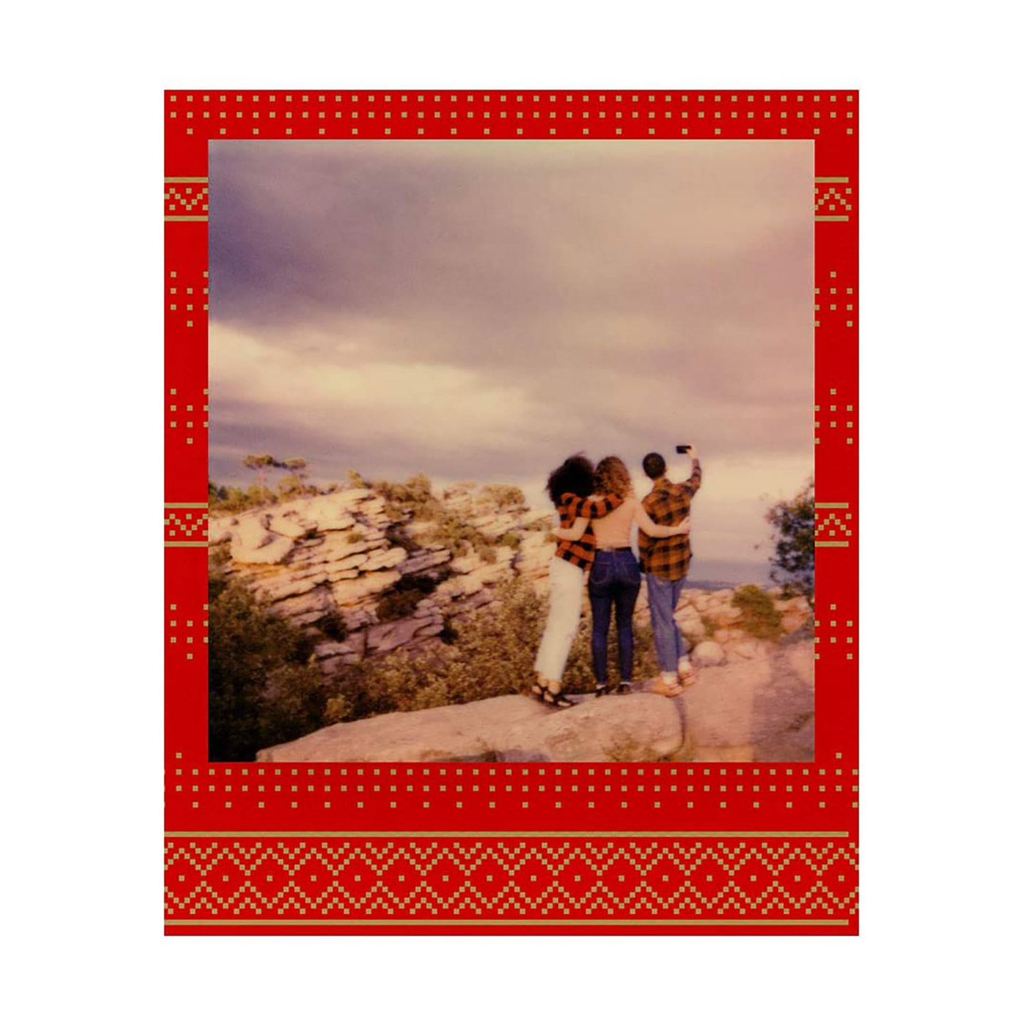 Polaroid 600 Color Sofortbildfilm : Festive Red - 8 Aufnahmen